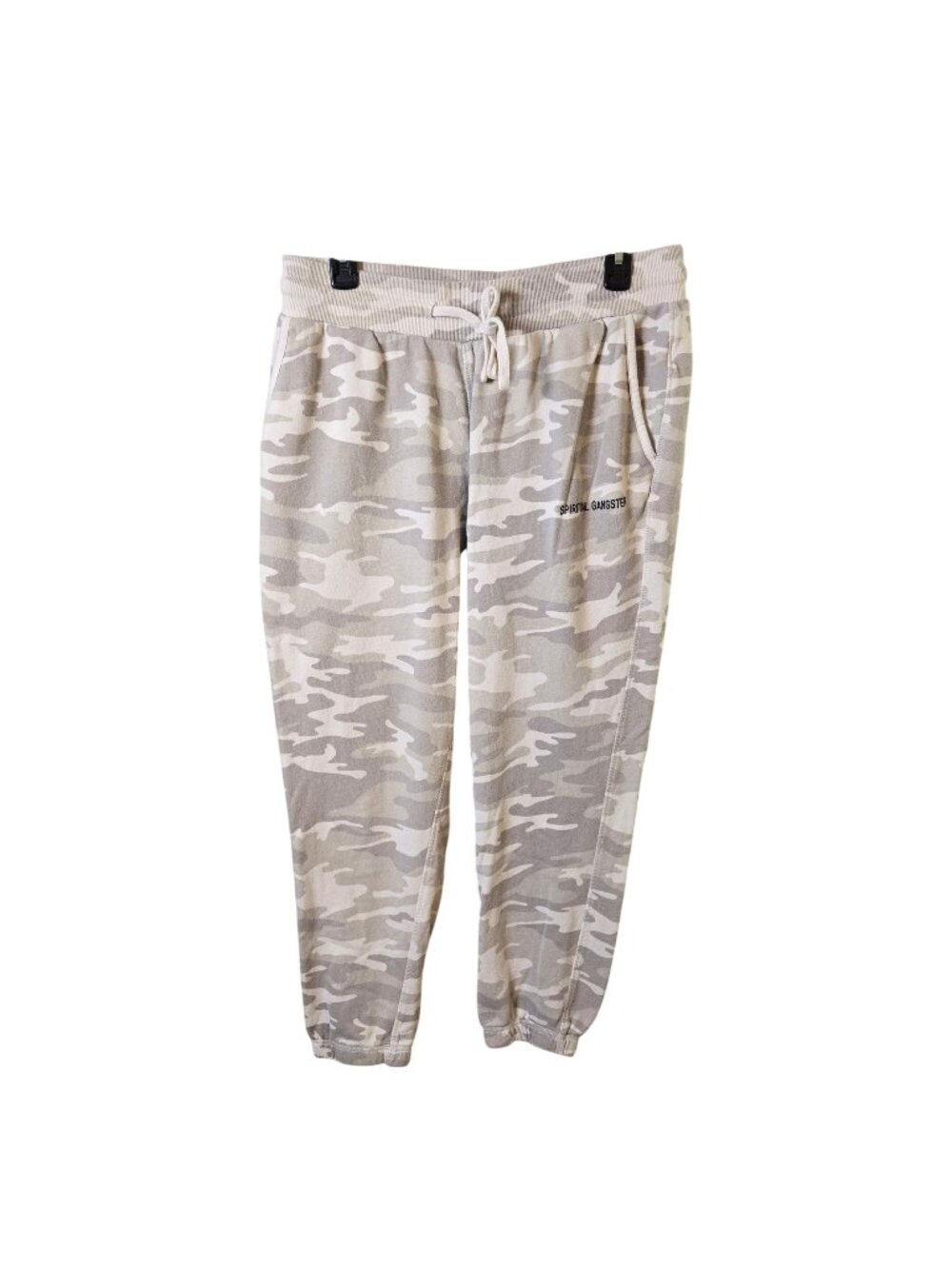 Spiritual Gangster Camouflage Jogger Sweatpants Size Large